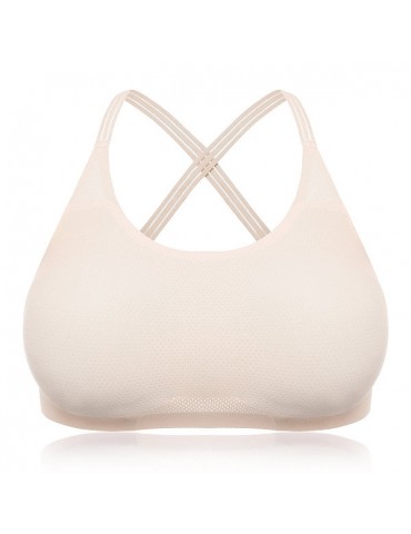 Ice Silk Breathable Criss Cross Back Hollow Bras