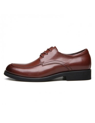 Men Round Toe Classic Lace Up Business Casual Shoes