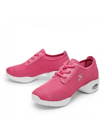 Mesh Cushioned Pure Color Casual Sport Shoes