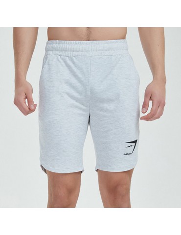 Mens Summer Elastic Waist Cotton Breathable Solid Color Casual Comfy Sport Shorts