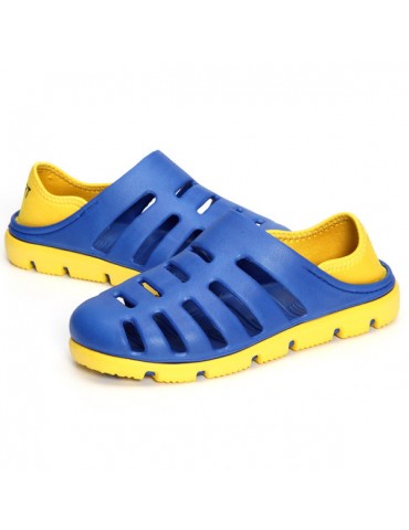 Big Size Multi-Way Wearing Hollow Out Breathable Casual Flat Beach Shoes