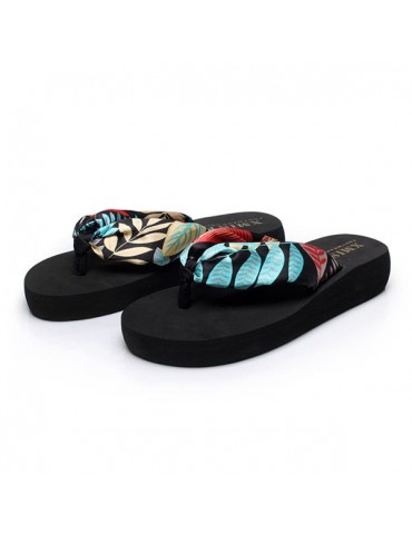 Big Size Colorful Ribbon Clip Top Flip Flops Summer Outdoor Holiday Beach Slippers