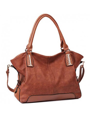 Women Handbag Hobo PU Leather Tote Large Shoulder Handbag