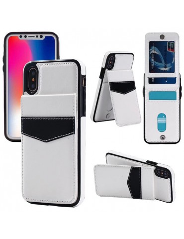 Business Phone Case For iPhone Three Card Slots Tpu Card Holder