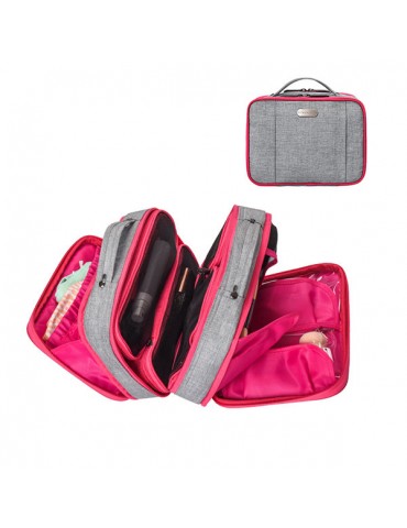 Women Multi-layer Large-capacity Cosmetic Bag Storage Bag Portable Wash Bag