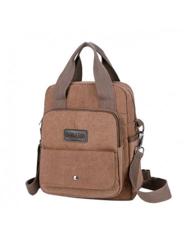 Vintage Canvas Multi-functional Handbag Crossbody Bag Backpack For Men