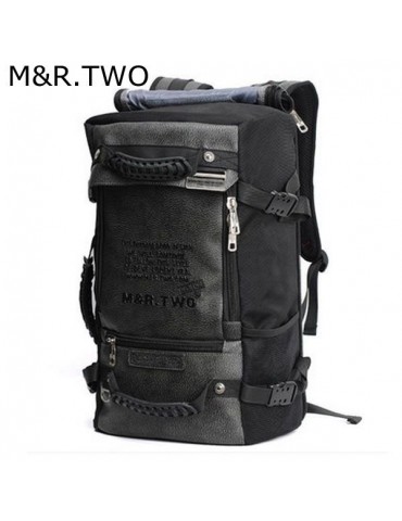 MRTWO Men Large Capacity Backpack Sport Travel Outdoor Bags Rucksack