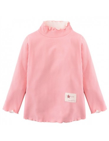 Baby Children Girl Thicken Long Sleeve Turtleneck Sweater