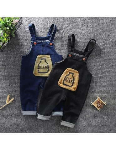 Baby Girls Denim Sleeveless Romper For 0-24M