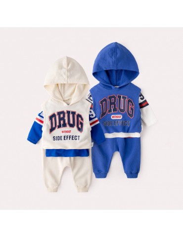 3Pcs Sports Style Baby Boys Clothing Set For 6-36M