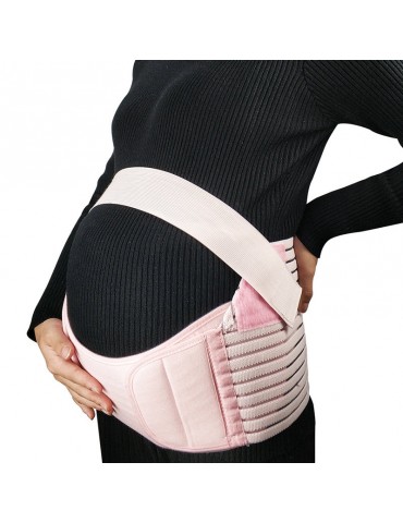 Breathable Cotton Maternity Belt Pregnancy Belly Band S-XL