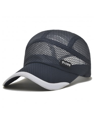 Men Women Summer Ultra-Thin Quick-Drying Mesh Baseball Cap Outdoor Sport Breathable Hat