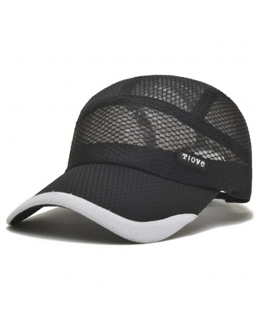 Men Women Summer Ultra-Thin Quick-Drying Mesh Baseball Cap Outdoor Sport Breathable Hat