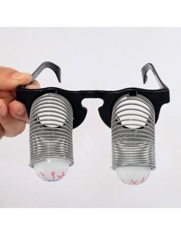 Halloween Scary Plastic Joke Shock Pop Eyes Decoration Glasses