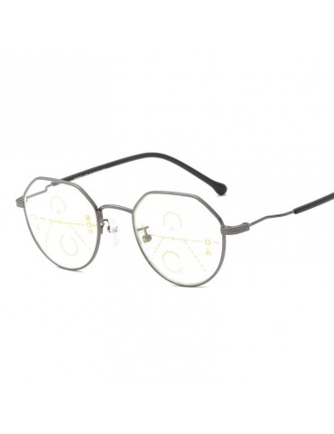 Unisex Retro Far Near Dual-use Reading Glasses Automatic Zoom HD Anti-fatigue Reading Glasses