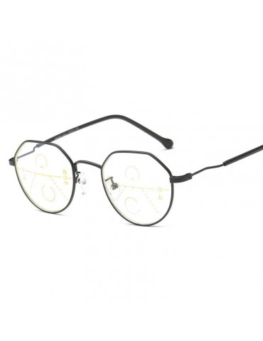 Unisex Retro Far Near Dual-use Reading Glasses Automatic Zoom HD Anti-fatigue Reading Glasses