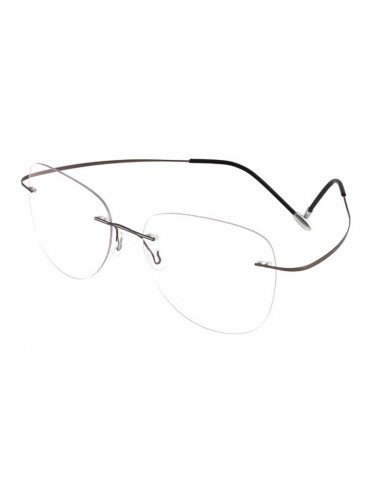 Unisex Vogue Vintage Flexible Anti-blue Light Radiation Protection Anti-fatigue Clear Lens Glasses