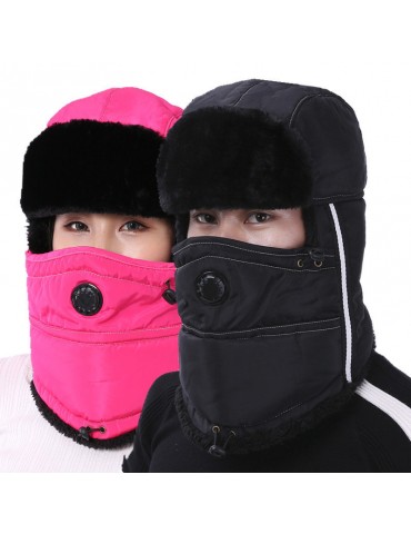 Unisex Winter Thick Lei Feng Cap Outdoor Skiing Cycling Windproof Hat Cotton Warm Cap